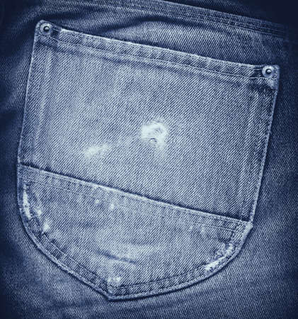 Back Denim Pocketの写真素材