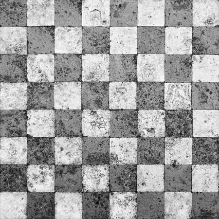 Grunge Checkerboard Mosaicの写真素材