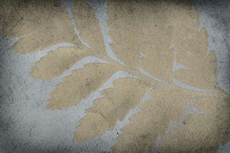 Grunge Gold Leaf Imprintの写真素材