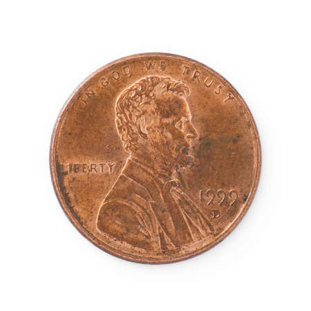 Isolated Pennyの写真素材