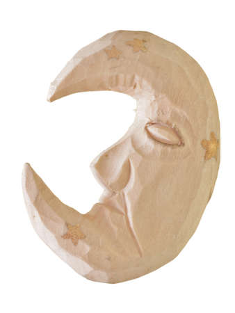 Moon Face Carvingの写真素材