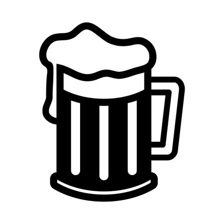 Beer Mug Vector Iconのイラスト素材