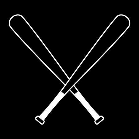 Baseball Bat Vector Iconのイラスト素材