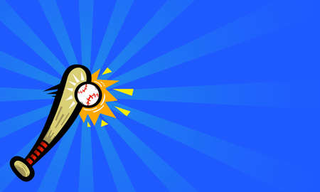 Baseball Bat Vector Iconのイラスト素材