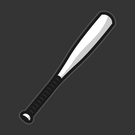 Baseball Bat Vector Iconのイラスト素材