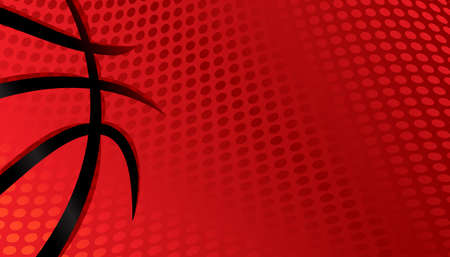 Vector basketball themed backgroundのイラスト素材