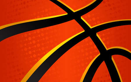 Vector basketball themed backgroundのイラスト素材
