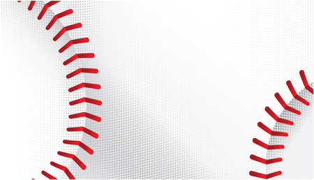 Baseballs vector backgroundのイラスト素材