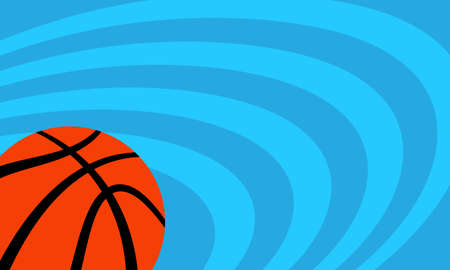 Vector basketball themed backgroundのイラスト素材