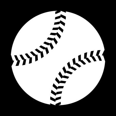 Baseball Vector Iconのイラスト素材