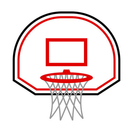 Basketball hoop vector icon illustrationのイラスト素材