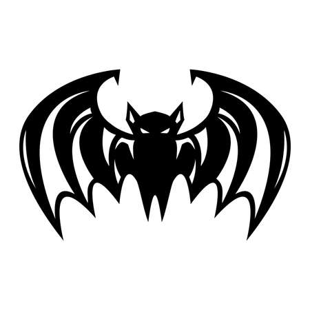 Bat vector iconのイラスト素材