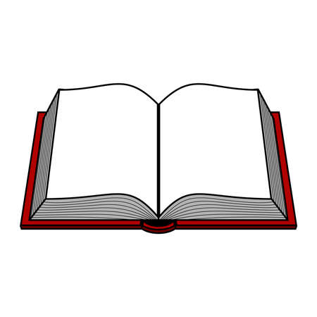 Open book vectorのイラスト素材