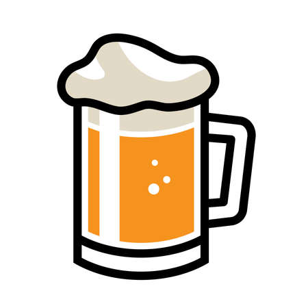 Beer Mug Vector Iconのイラスト素材