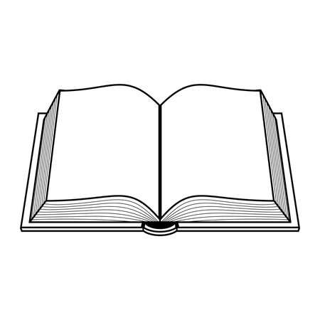 Open book vectorのイラスト素材