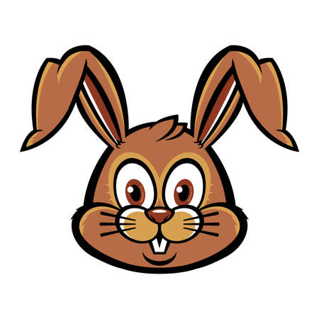Cartoon bunny rabbit vectorのイラスト素材