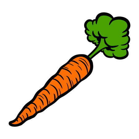 Carrot Vector Iconのイラスト素材