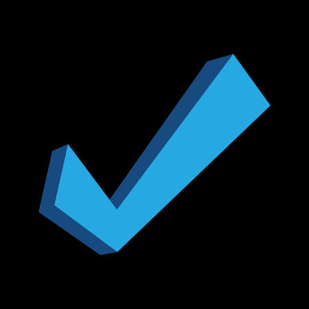 Check Mark Vector Iconのイラスト素材