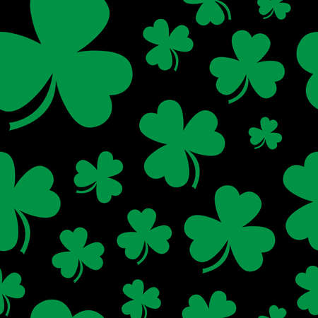 Lucky Irish clover leafのイラスト素材