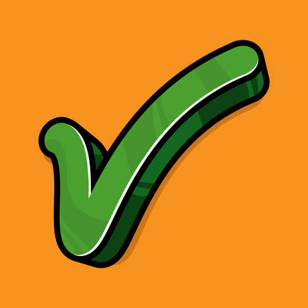 Check Mark Vector Iconのイラスト素材