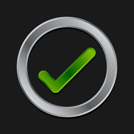 Check Mark Vector Iconのイラスト素材