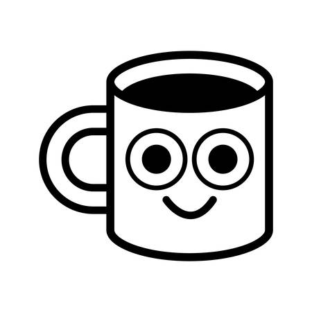 Coffee mug vector iconのイラスト素材