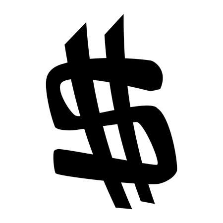 Dollar Sign Vector Iconのイラスト素材