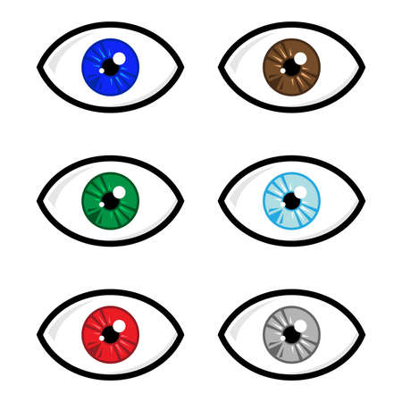Eye Vector Iconのイラスト素材