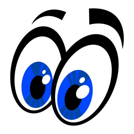 Eye Cartoon Vector Iconのイラスト素材
