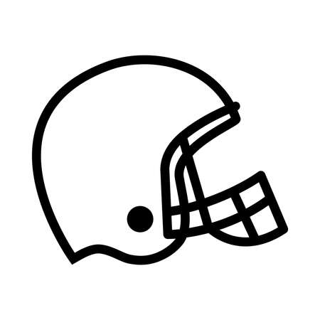 Football Helmet Vector Iconのイラスト素材
