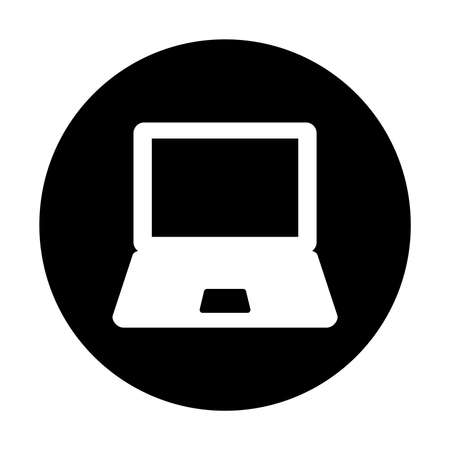 Laptop Computer Vector Iconのイラスト素材
