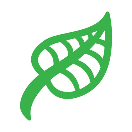 Green nature leaf vector iconのイラスト素材