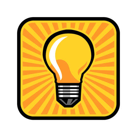 Lightbulb Vector Iconのイラスト素材