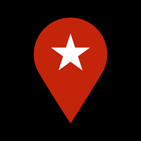 Location Pin Vector Iconのイラスト素材