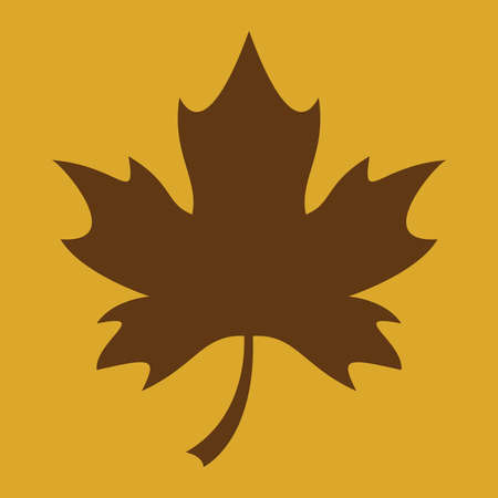 Maple Leaf Vector Iconのイラスト素材