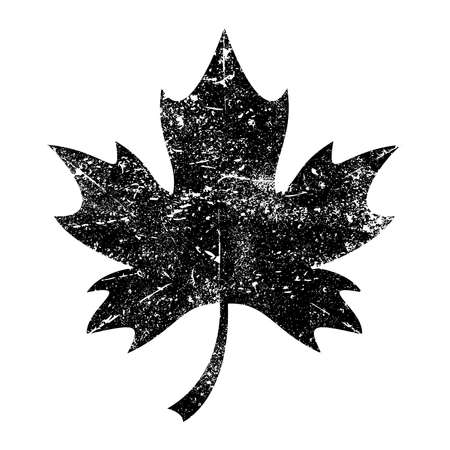 Maple Leaf Vector Iconのイラスト素材