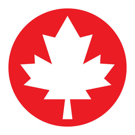 Maple Leaf Vector Iconのイラスト素材