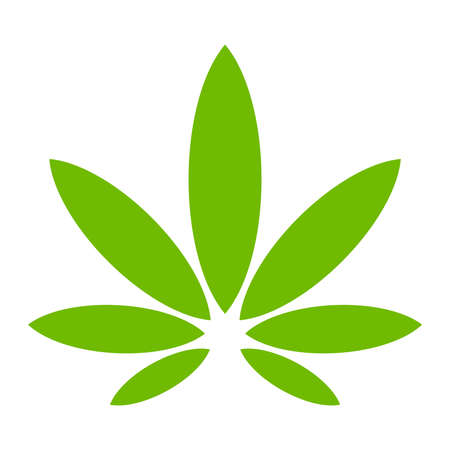 Marijuana Pot Weed Leaf Symbolのイラスト素材
