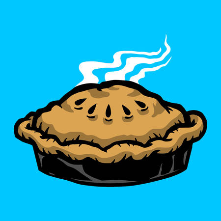 Pie Vector Iconのイラスト素材