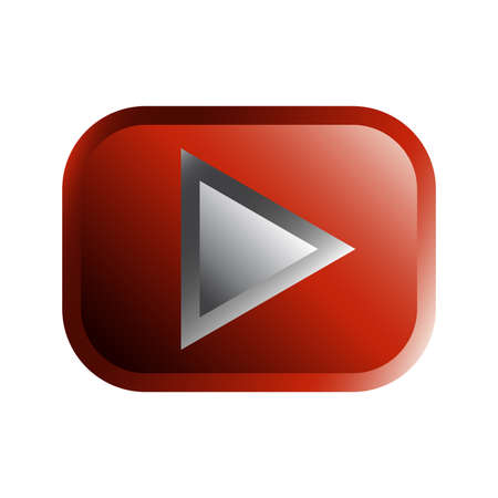 Play Button Arrow Vector Iconのイラスト素材