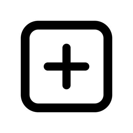 Plus Sign Vector Iconのイラスト素材