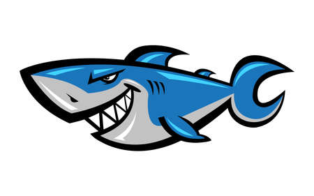 Shark vector illustrationのイラスト素材