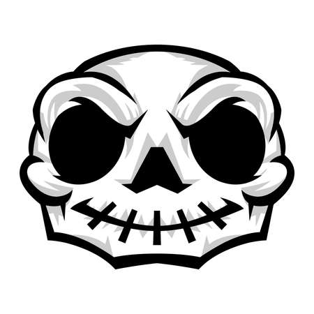 Skull Vector Iconのイラスト素材