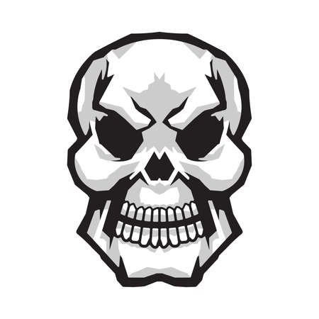 Skull Vector Iconのイラスト素材