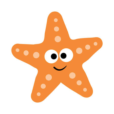 Starfish Vector Iconのイラスト素材