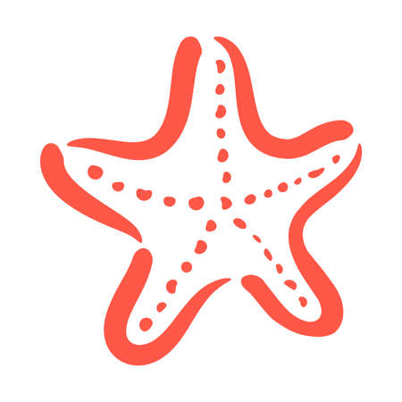 Starfish Vector Iconのイラスト素材