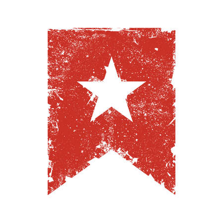 Star Banner Vector Iconのイラスト素材