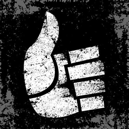 Thumbs Up Vector Iconのイラスト素材