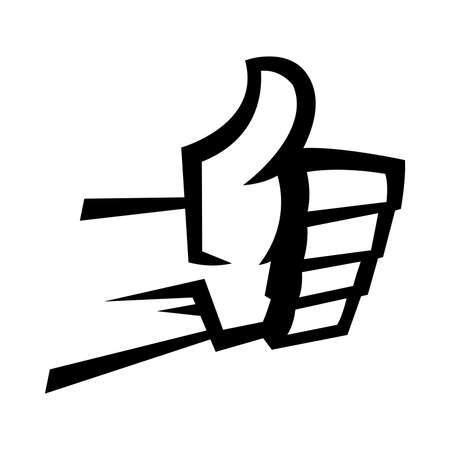 Thumbs Up Vector Iconのイラスト素材