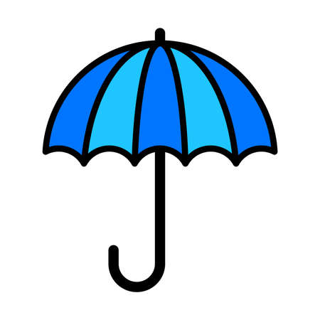 Umbrella vector iconのイラスト素材